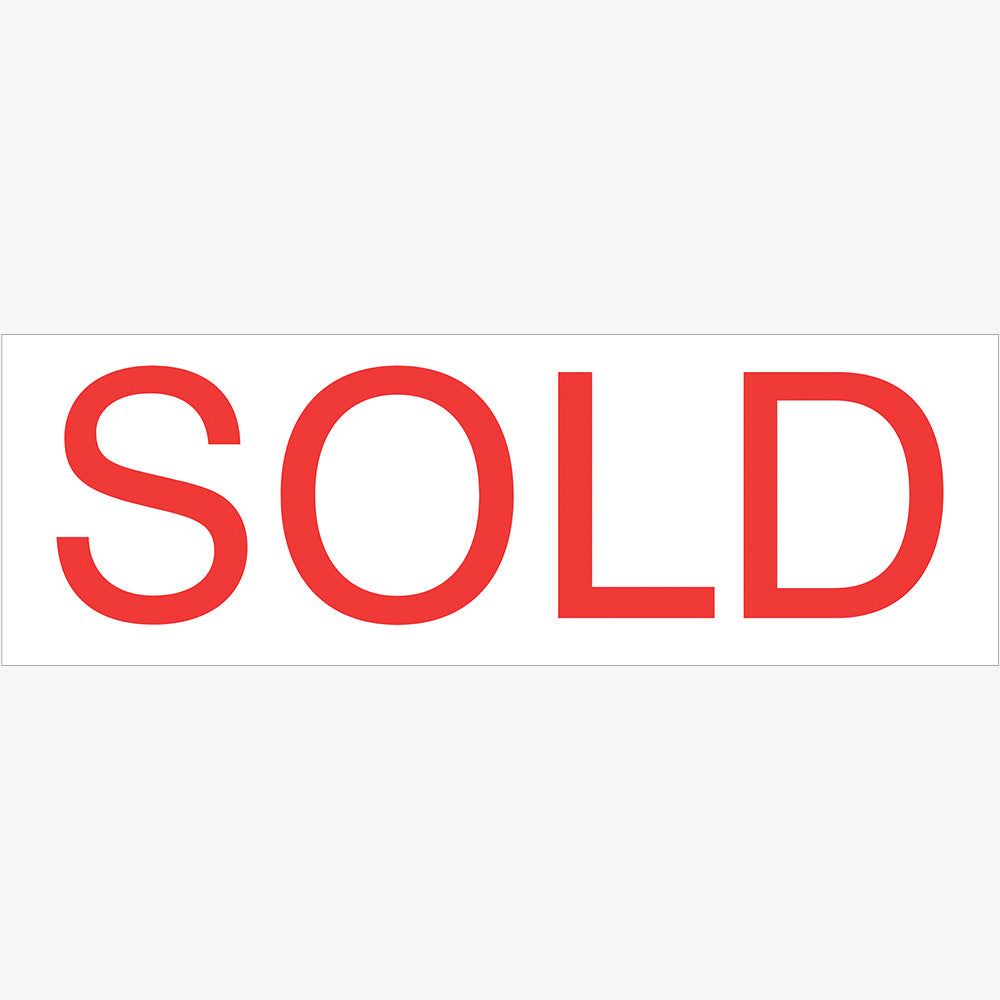Generic Sold Sticker (Rectangle) - White-Red
