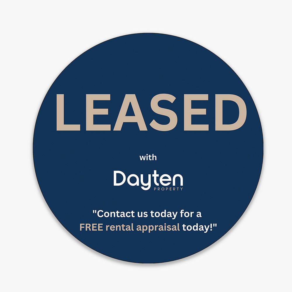 LEASED Sticker (Round)- Dayten Property