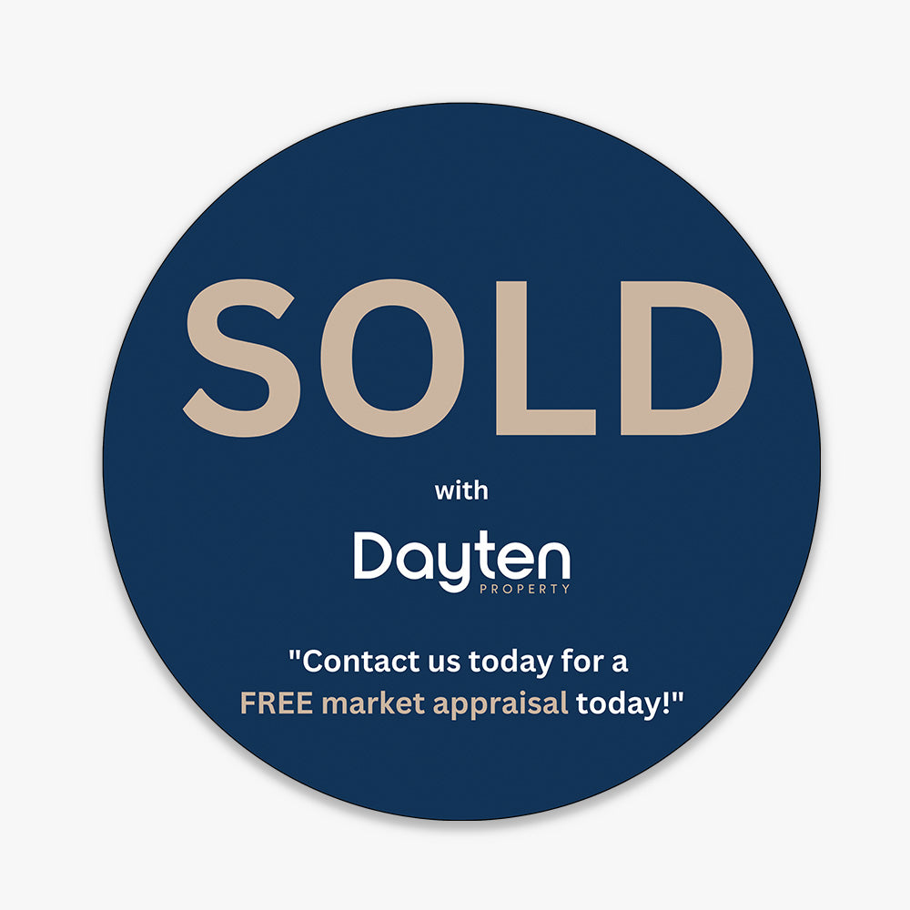 SOLD Sticker (Round)- Dayten Property