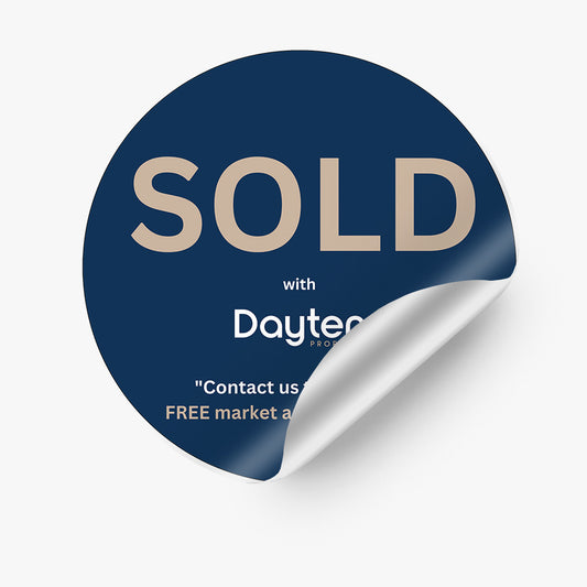 SOLD Sticker (Round)- Dayten Property