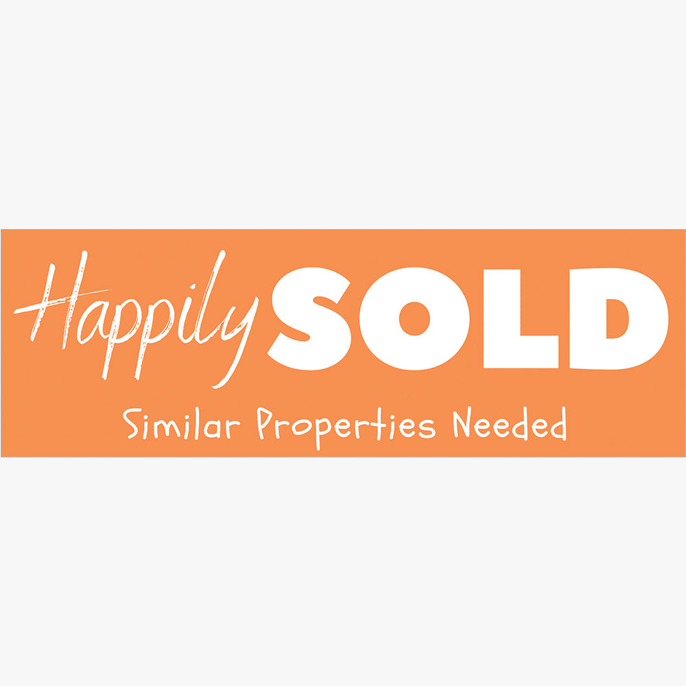 Happily Sold Sticker (Rectangle)