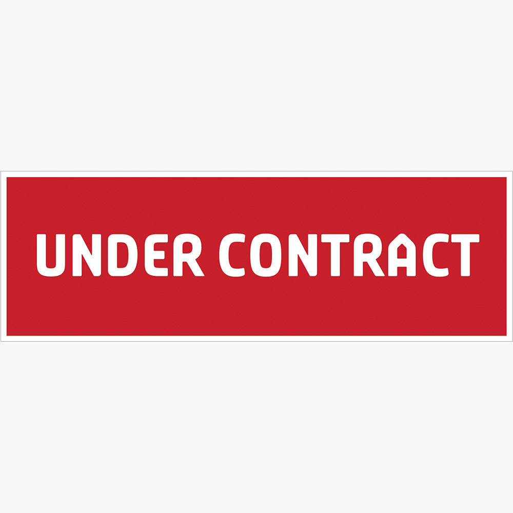 Under Contract Sticker (Rectangle) - Professionals