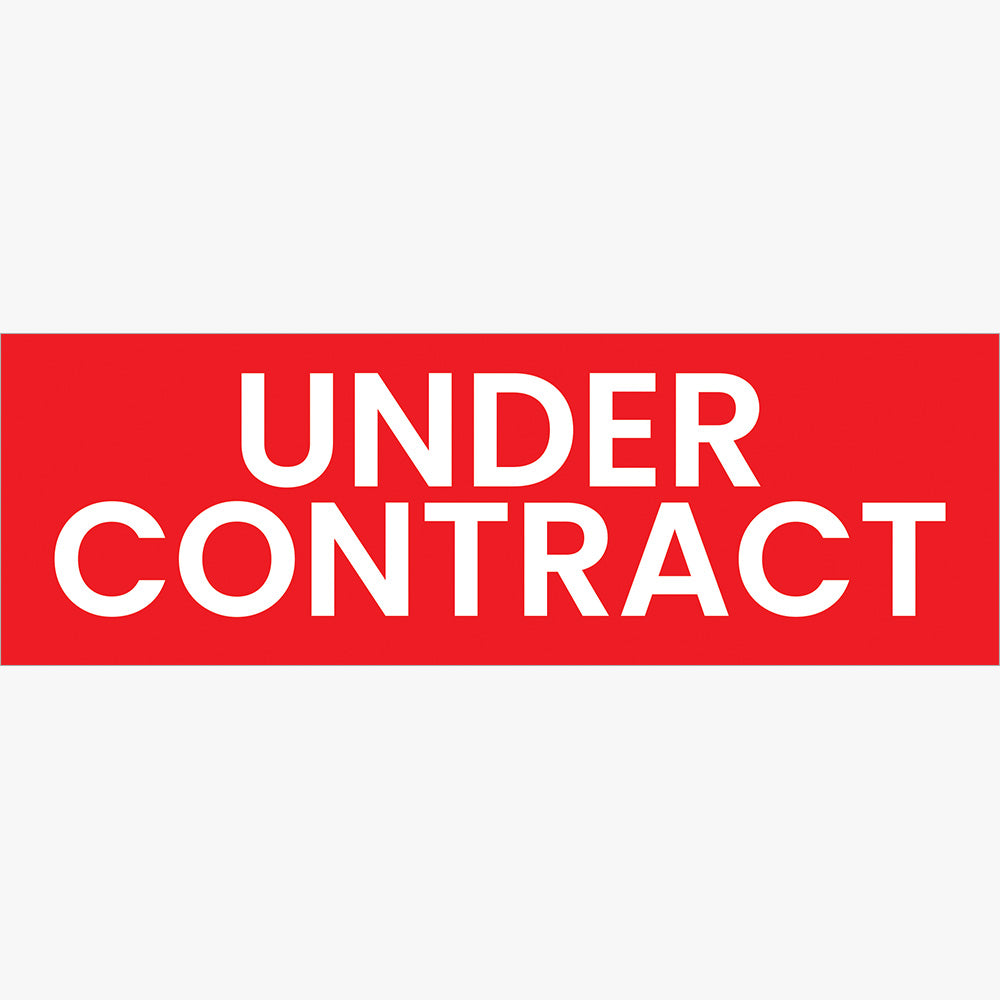 Under Contract Sticker (Rectangle) - LJ Hooker