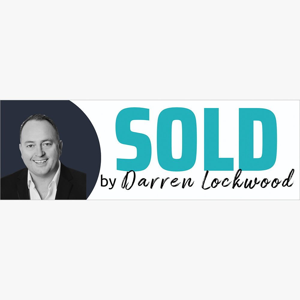 SOLD by Darren Lockwood Sticker (Rectangle) - Aura Property