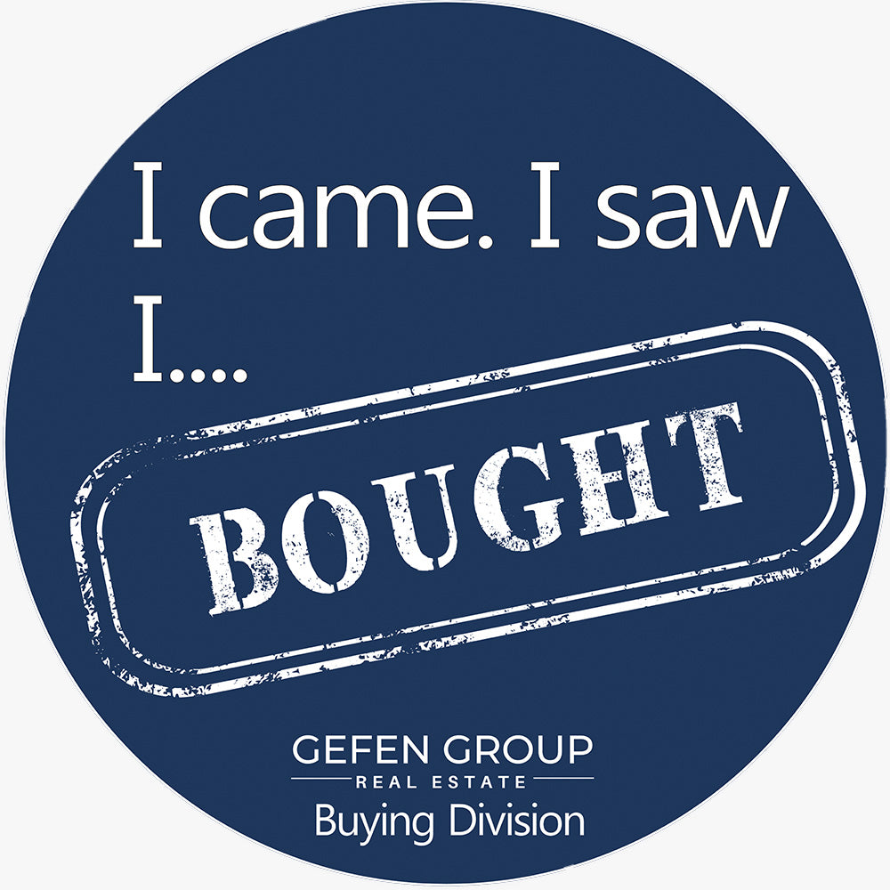 SOLD Sticker (Round) - Gefen Group Real Estate