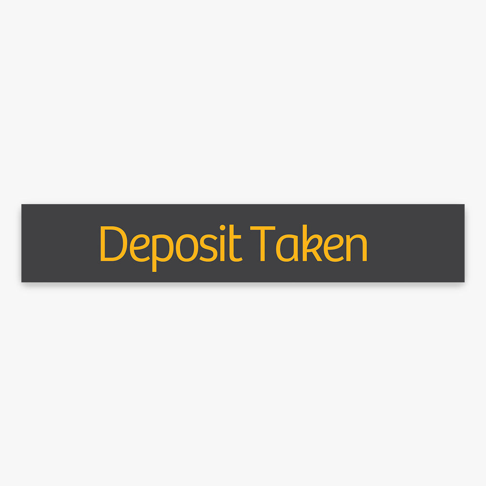 Deposit Taken Sticker (Rectangle) - Raine & Horne - Slim