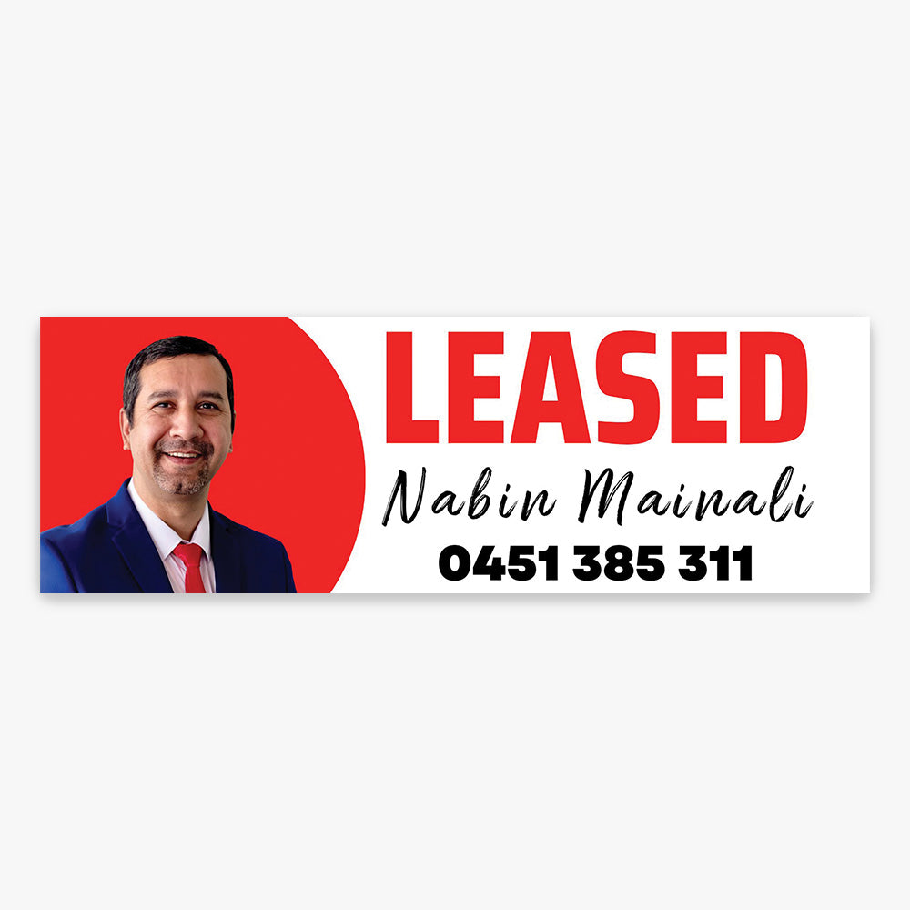 Leased by Sticker (Rectangle) - Miracle Land