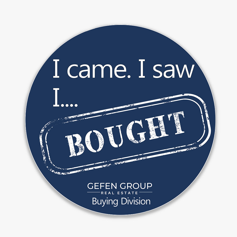 SOLD Sticker (Round) - Gefen Group Real Estate