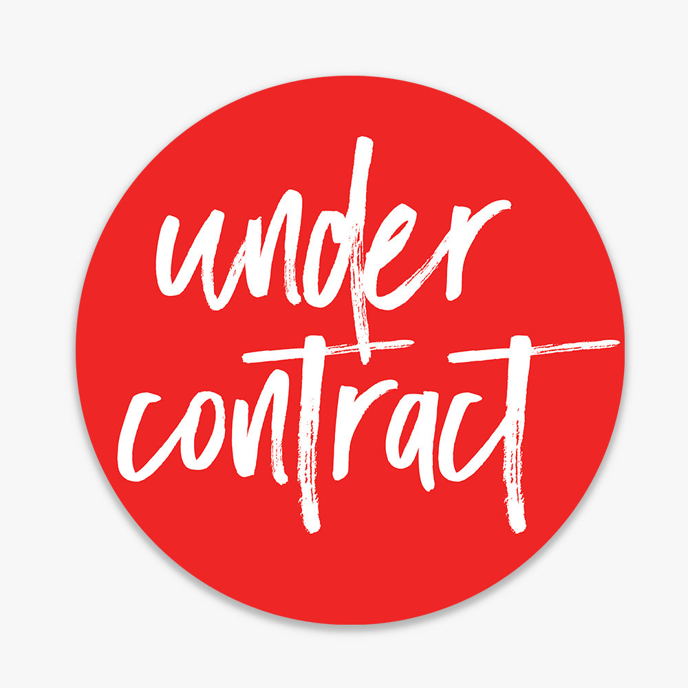 Under Contract Sticker - Elders Real Estate (Round)