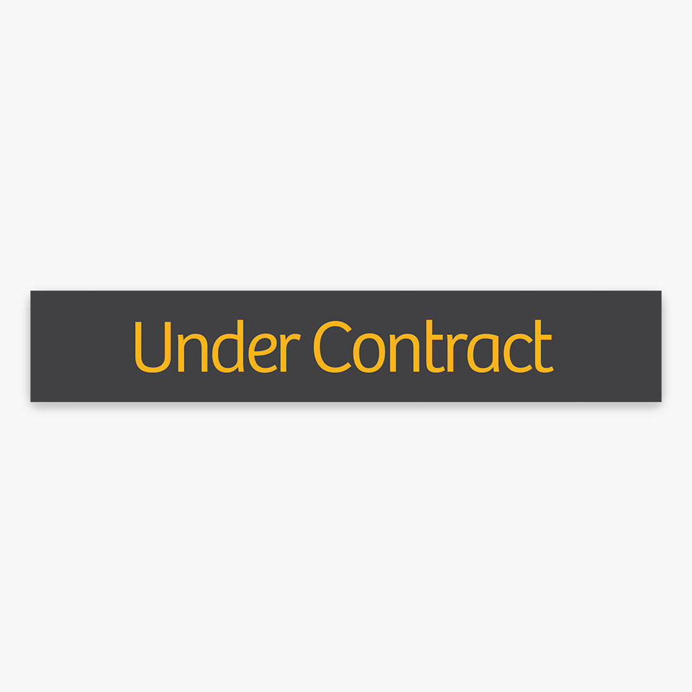 Under Contract Sticker (Rectangle) - Raine & Horne - Slim