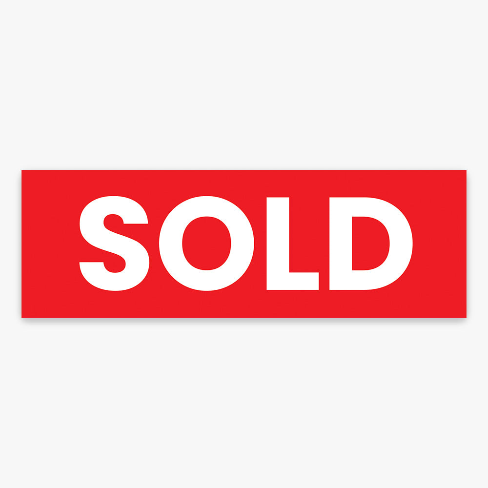 Sold Sticker (Rectangle) - LJ Hooker