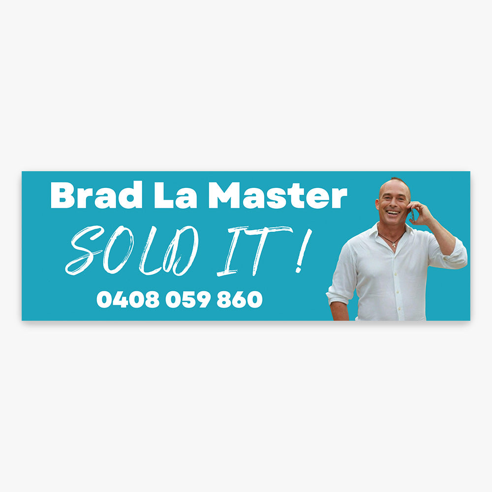 SOLD IT Sticker (Rectangle) - Brad La Master