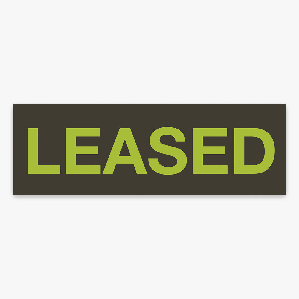 Leased Sticker (Rectangle) - Response