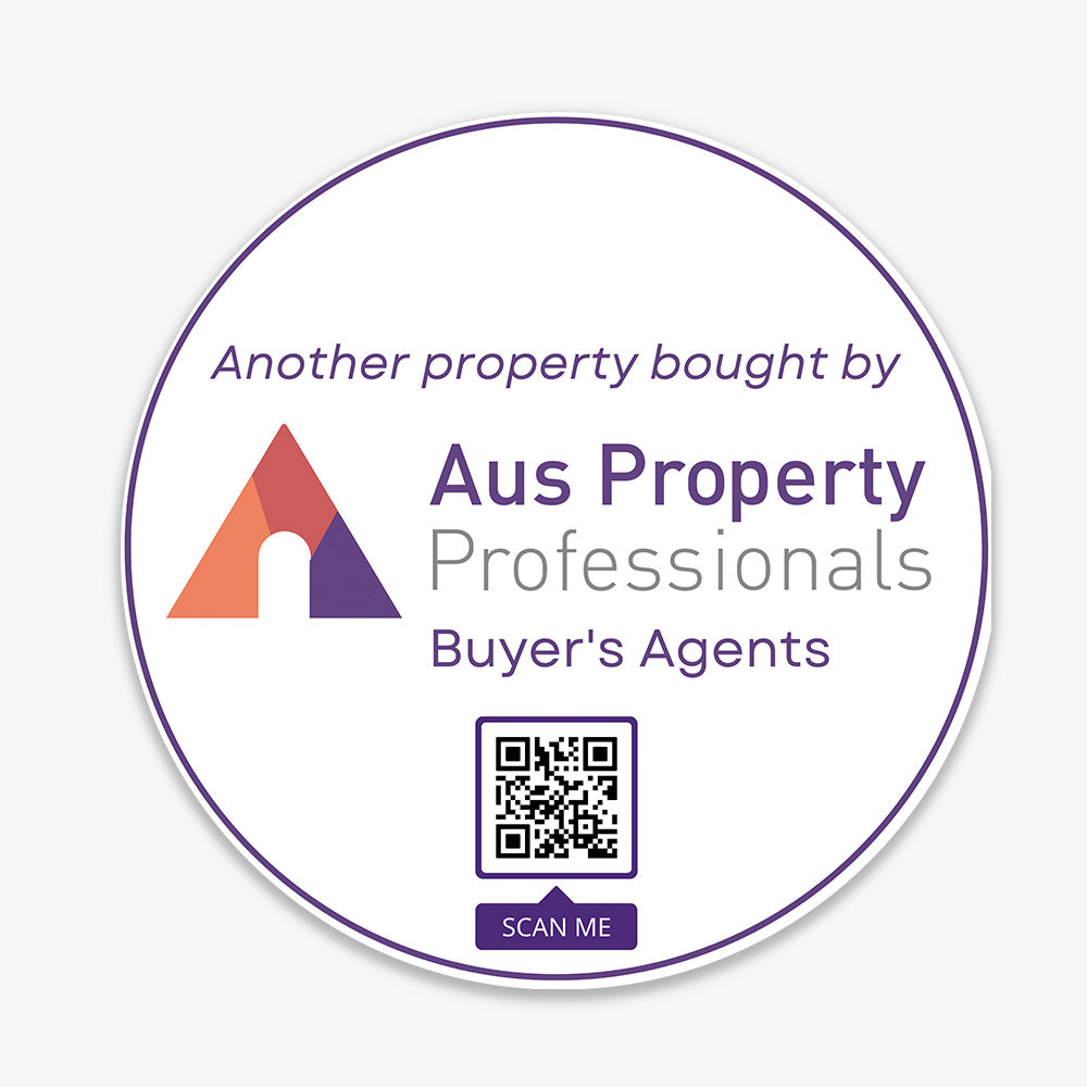 Bought By Sticker (Round)- Aus Property Professionals