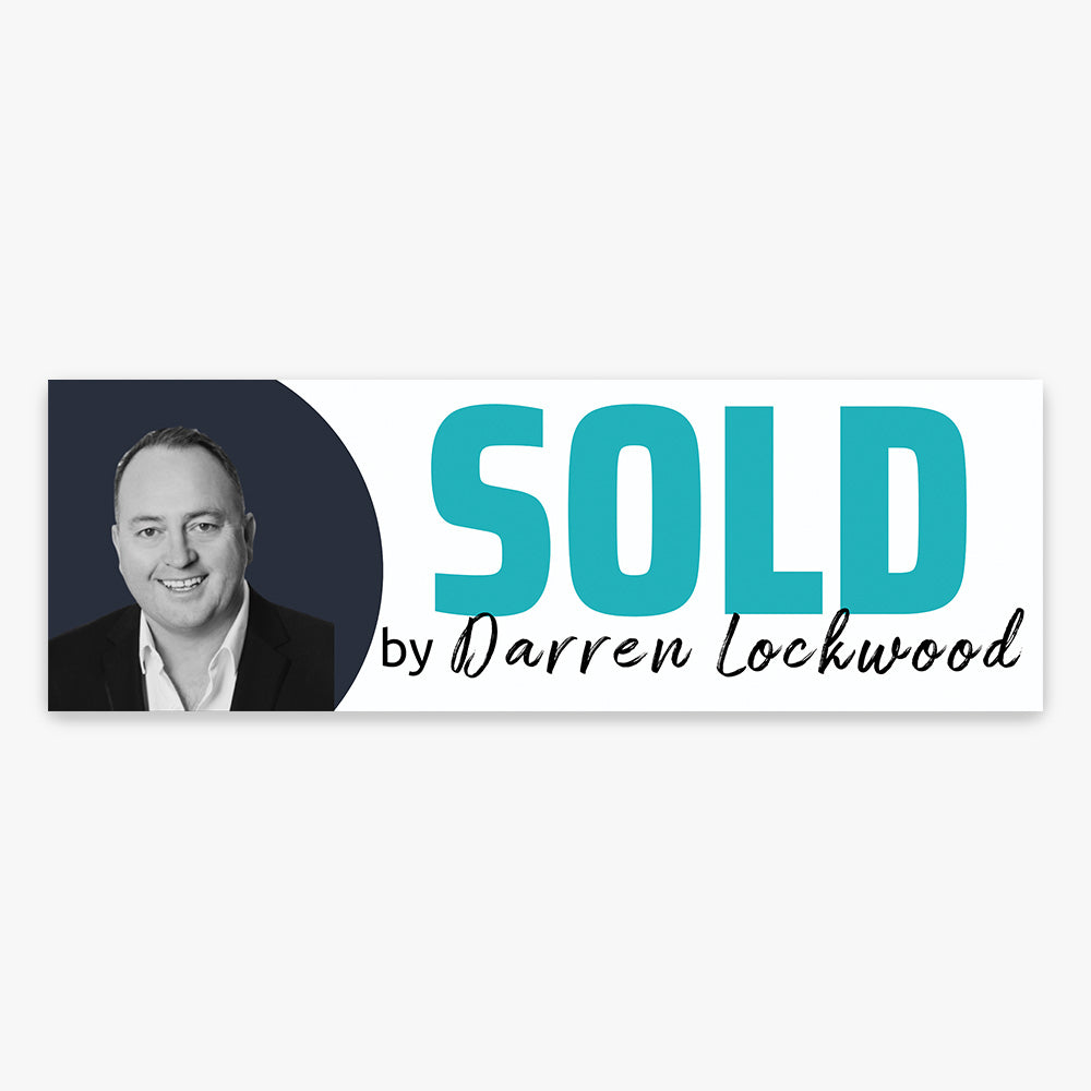 SOLD by Darren Lockwood Sticker (Rectangle) - Aura Property