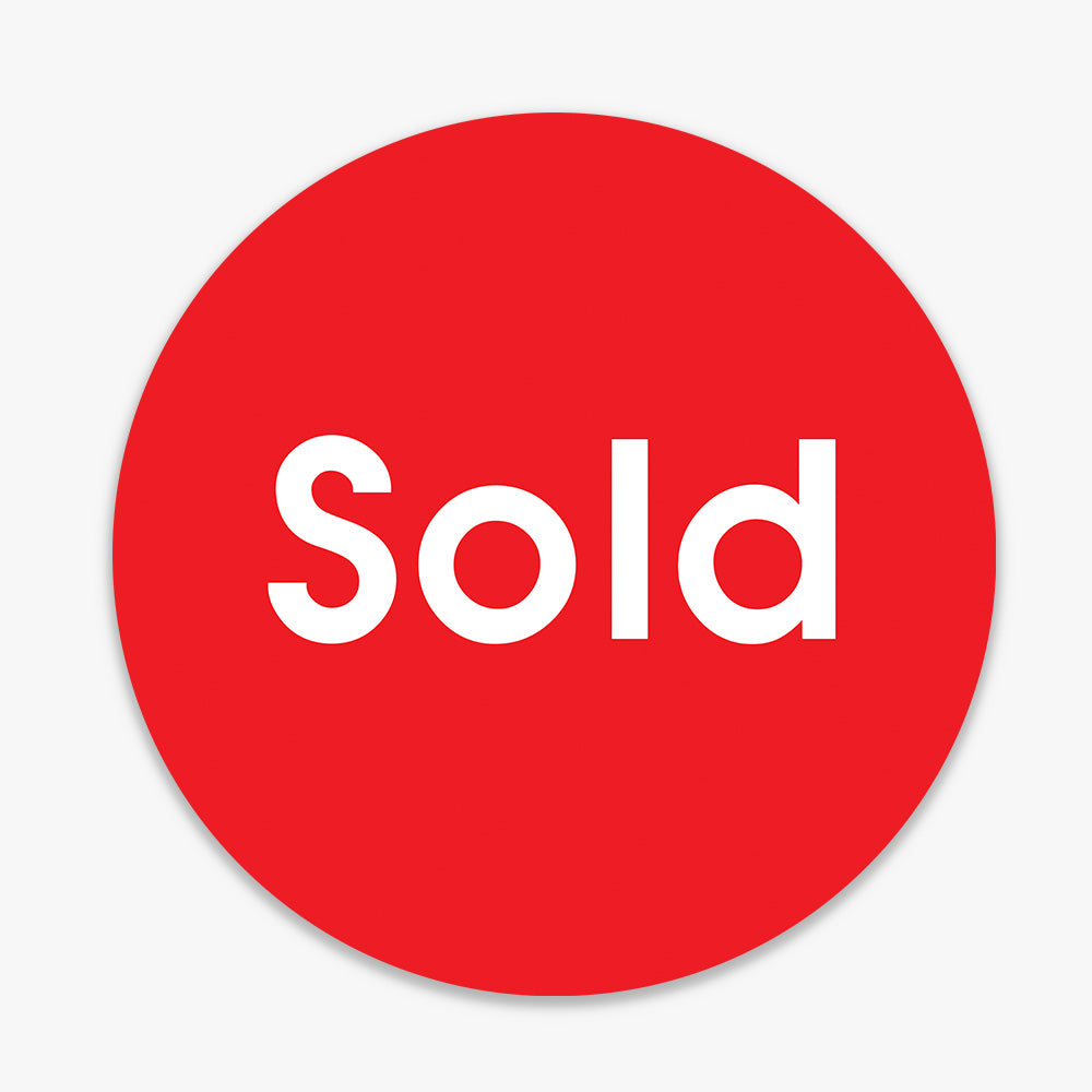 Generic Sold Sticker Multi Colour (Round)- Avant Garde