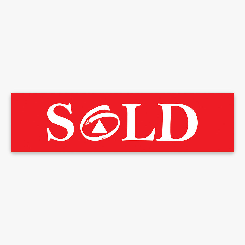 Sold Stickers - First National (Rectangle) Large