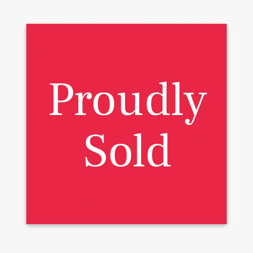Proudly Sold Sticker (Square) - R&W