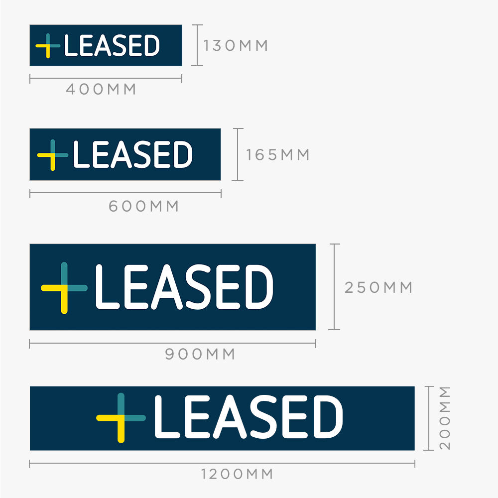 Leased Sticker (Rectangle) - Laing+Simmons