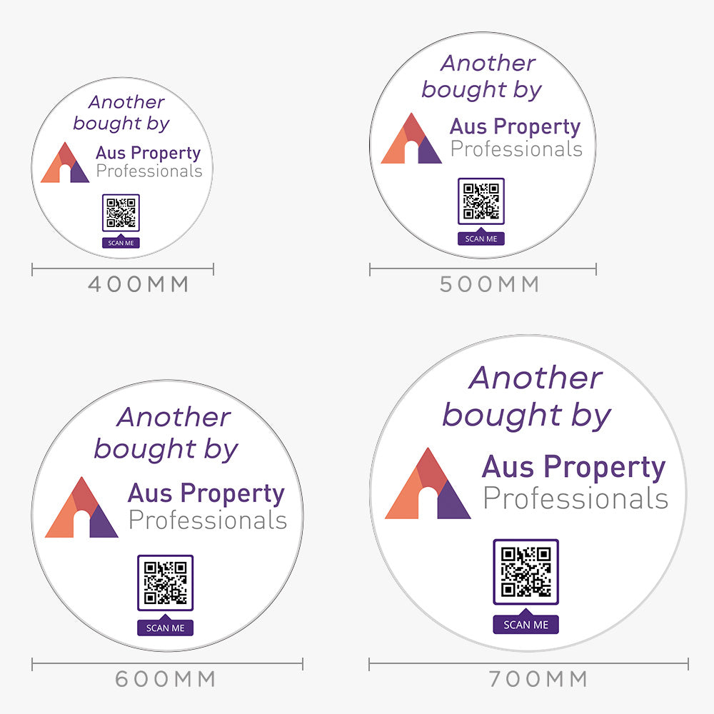 Bought By Sticker (Round)- Aus Property Professionals