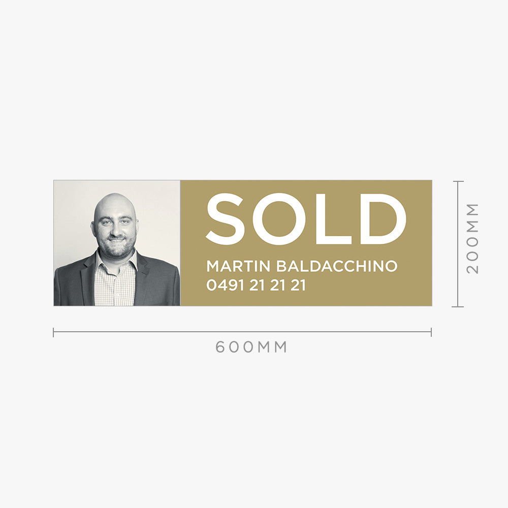 Custom Sold Stickers - Century 21 (Rectangle)
