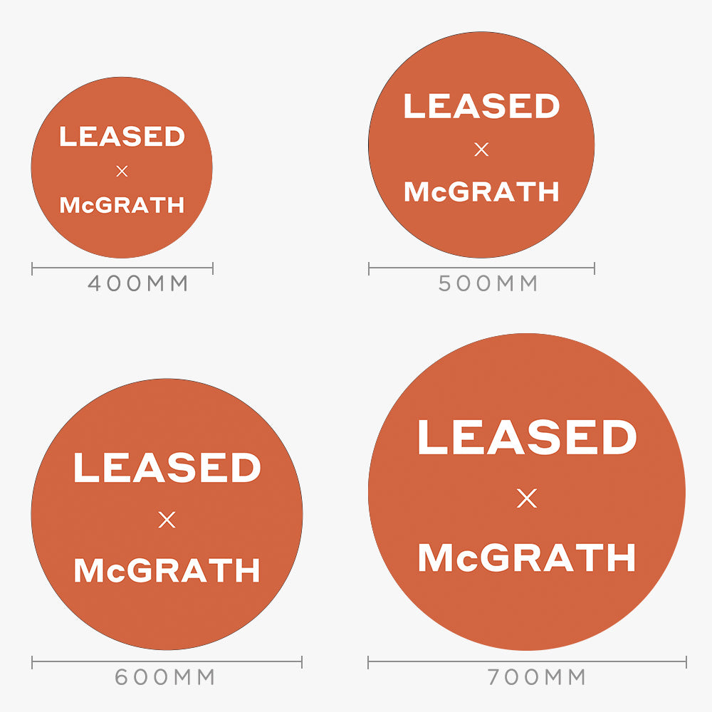 Leased by McGrath Sticker (Round) - McGrath