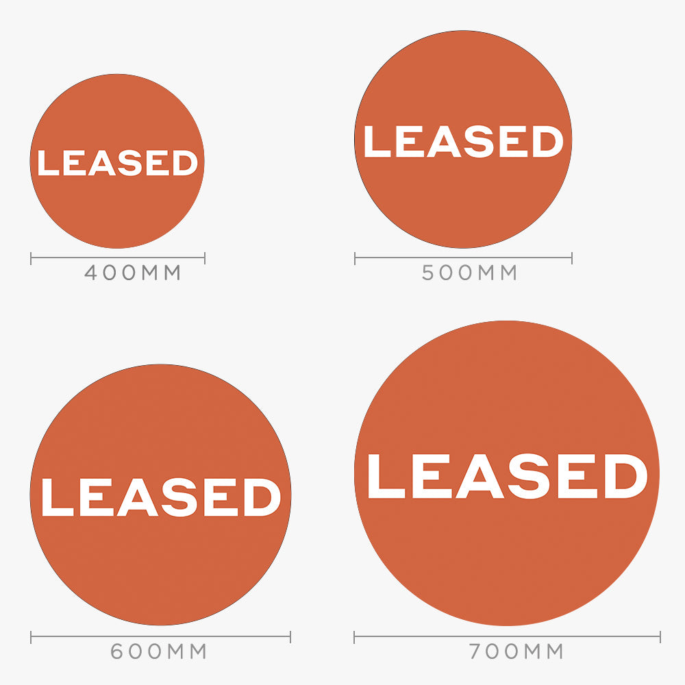 Leased Sticker (Round) - McGrath