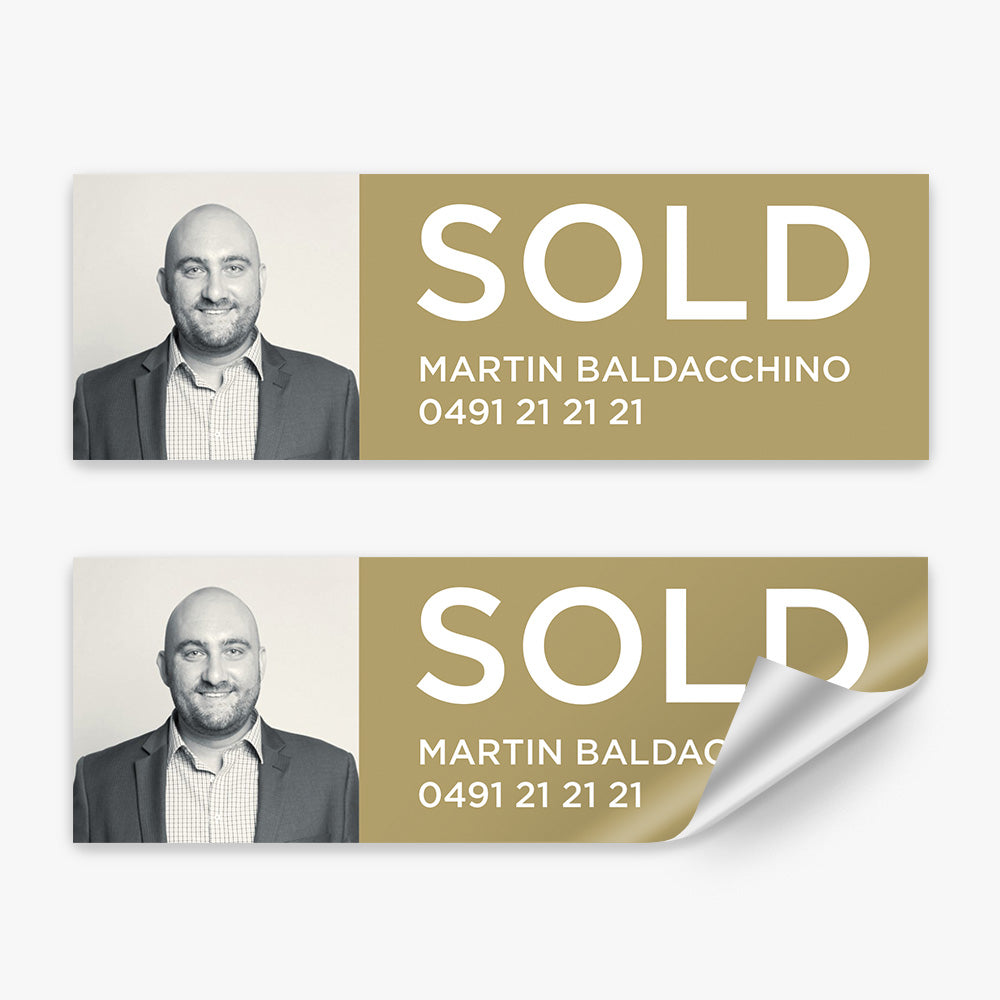 Custom Sold Stickers - Century 21 (Rectangle)