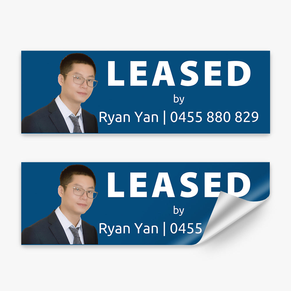 LEASED Sticker (Rectangle) - Rayn YAN