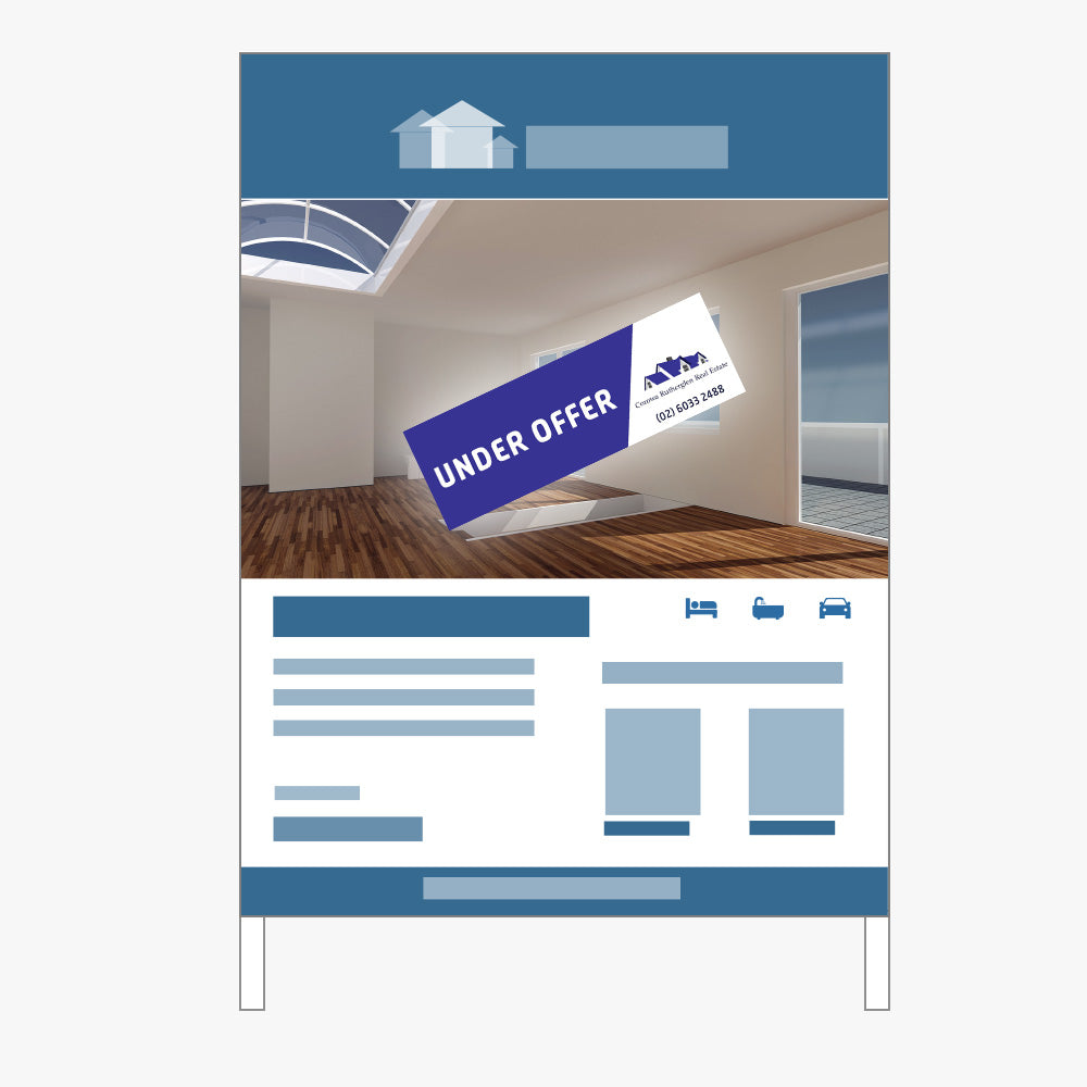 Under Offer Sticker (Rectangle) - Corowa Rutherglen Real Estate