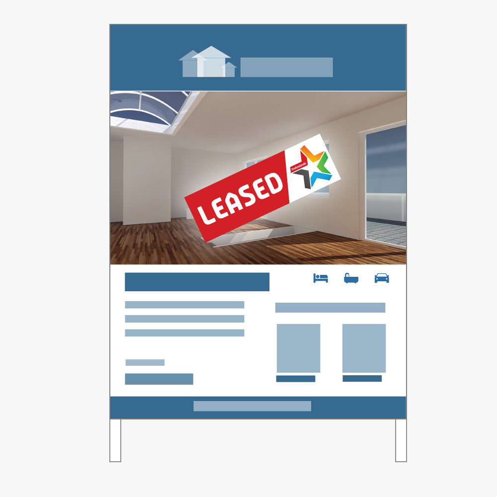 Leased Sticker with Logo (Rectangle) - Professionals