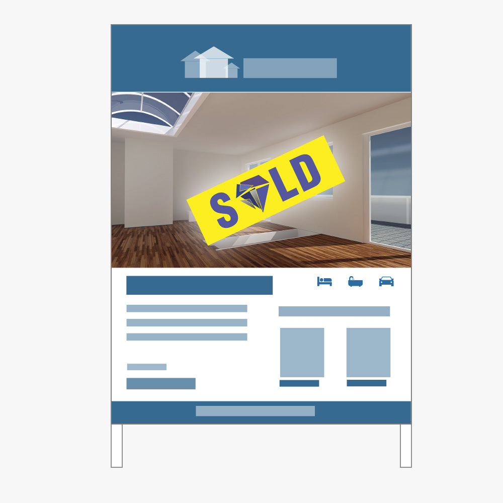 Sold Sticker (Rectangle) - Sapphire Real Estate