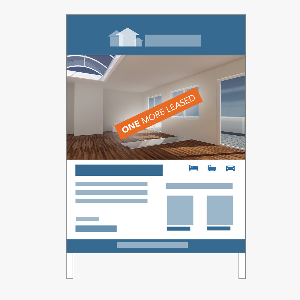 Leased Sticker - One More Leased (Rectangle) - One Agency