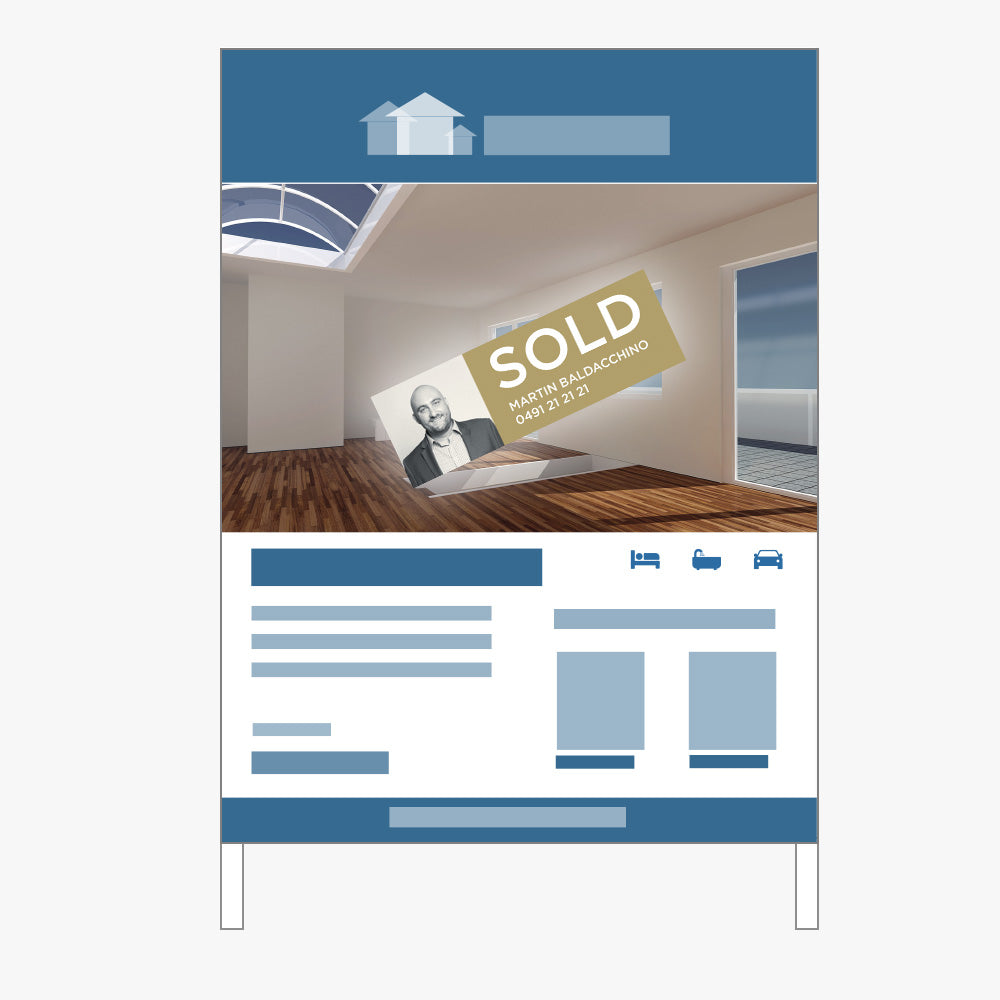 Custom Sold Stickers - Century 21 (Rectangle)