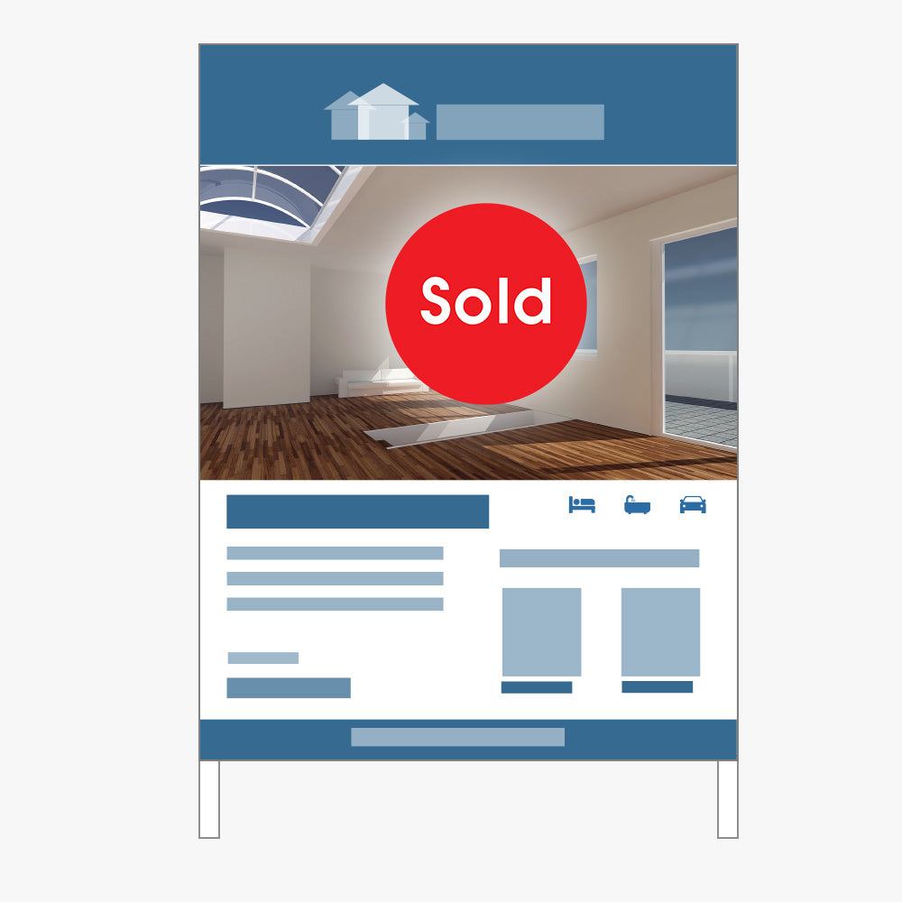 Generic Sold Sticker Multi Colour (Round)- Avant Garde