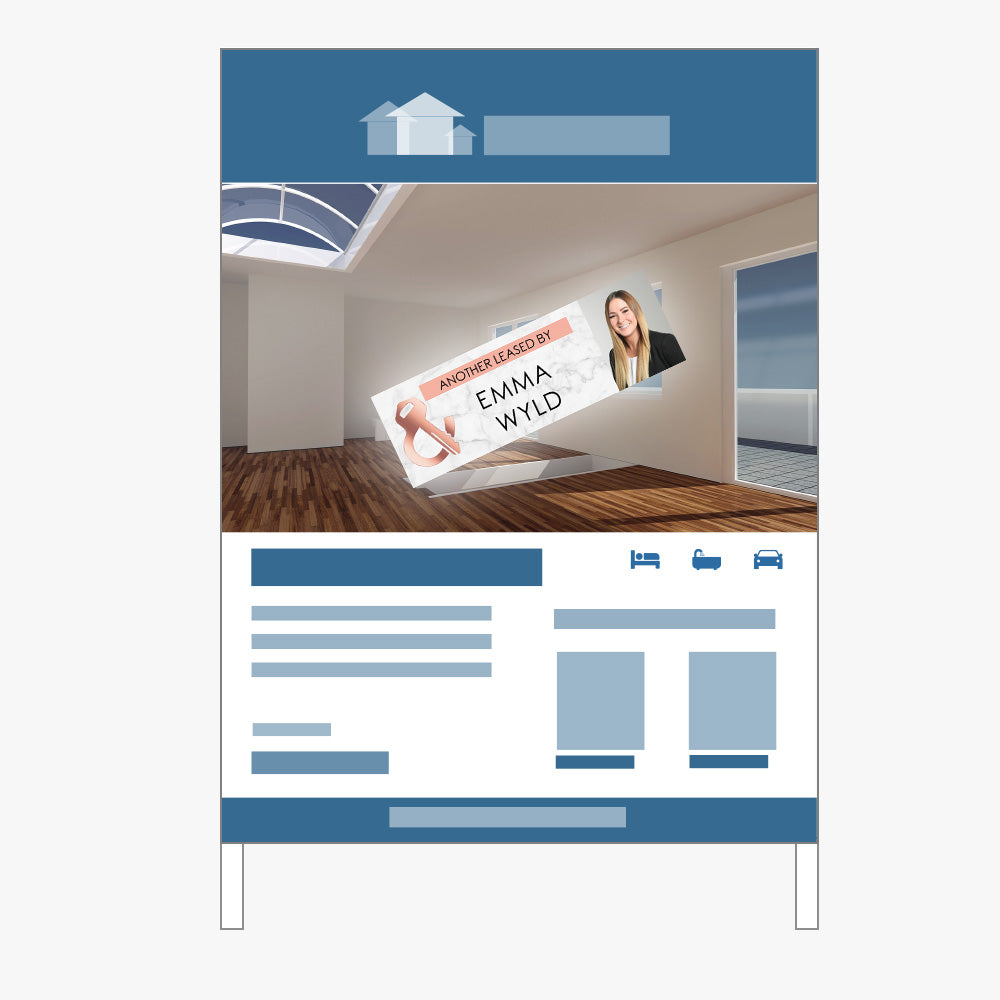 ANOTHER LEASED Sticker (Rectangle) - Leased & Sold - Emma