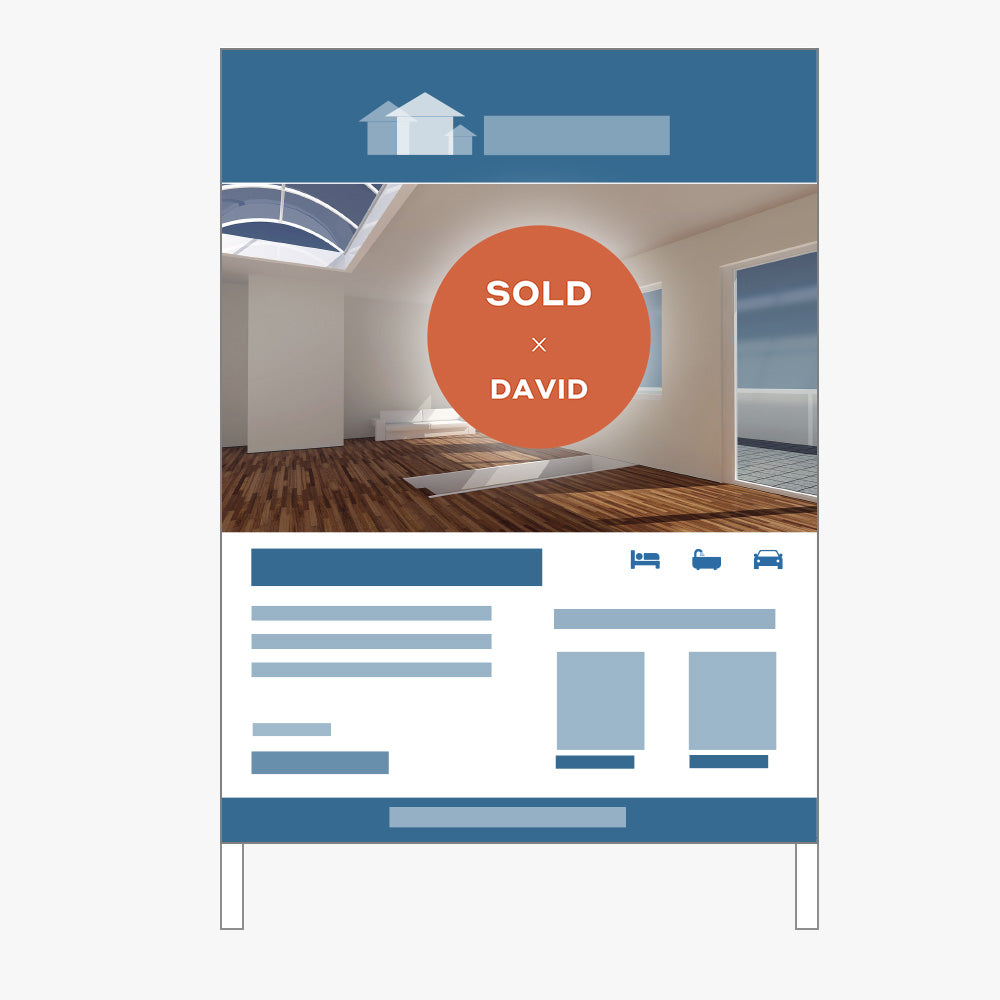 Sold by Agent Name Sticker (Round) - McGrath