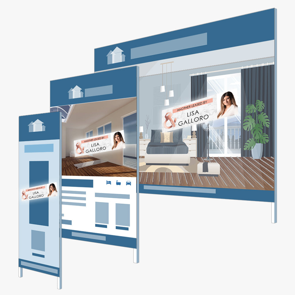 ANOTHER LEASED Sticker (Rectangle) - Leased & Sold - Lisa