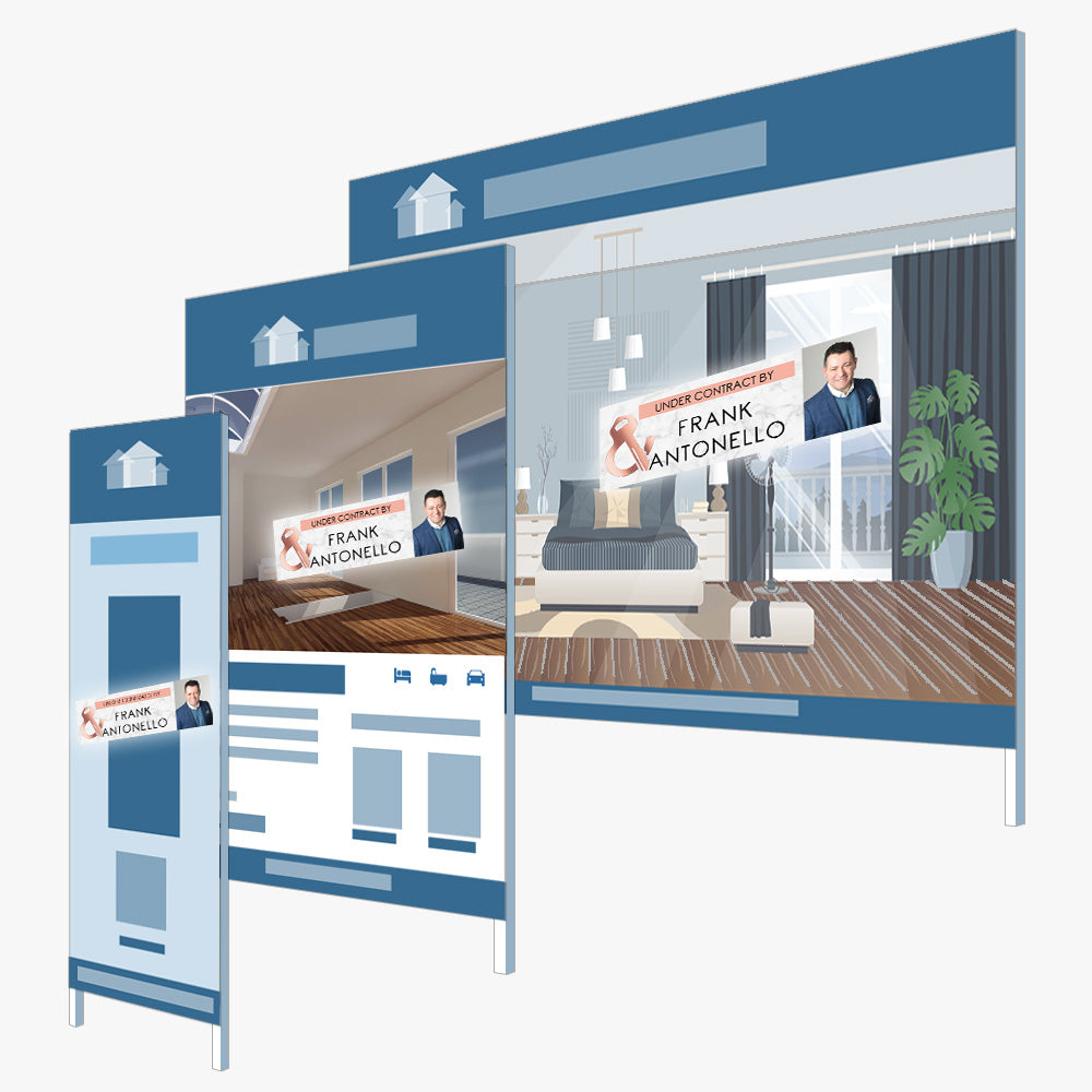 UNDER CONTRACT Sticker (Rectangle) - Leased & Sold - Frank