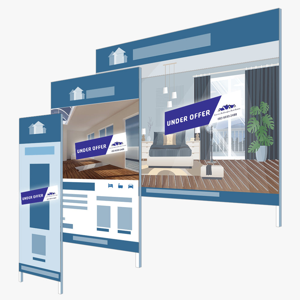 Under Offer Sticker (Rectangle) - Corowa Rutherglen Real Estate