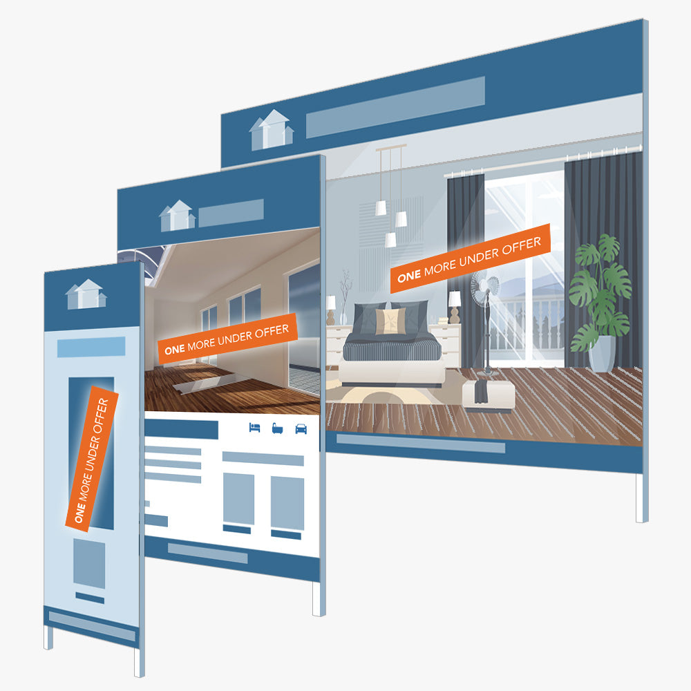 Under Offer Sticker (Rectangle) - One Agency