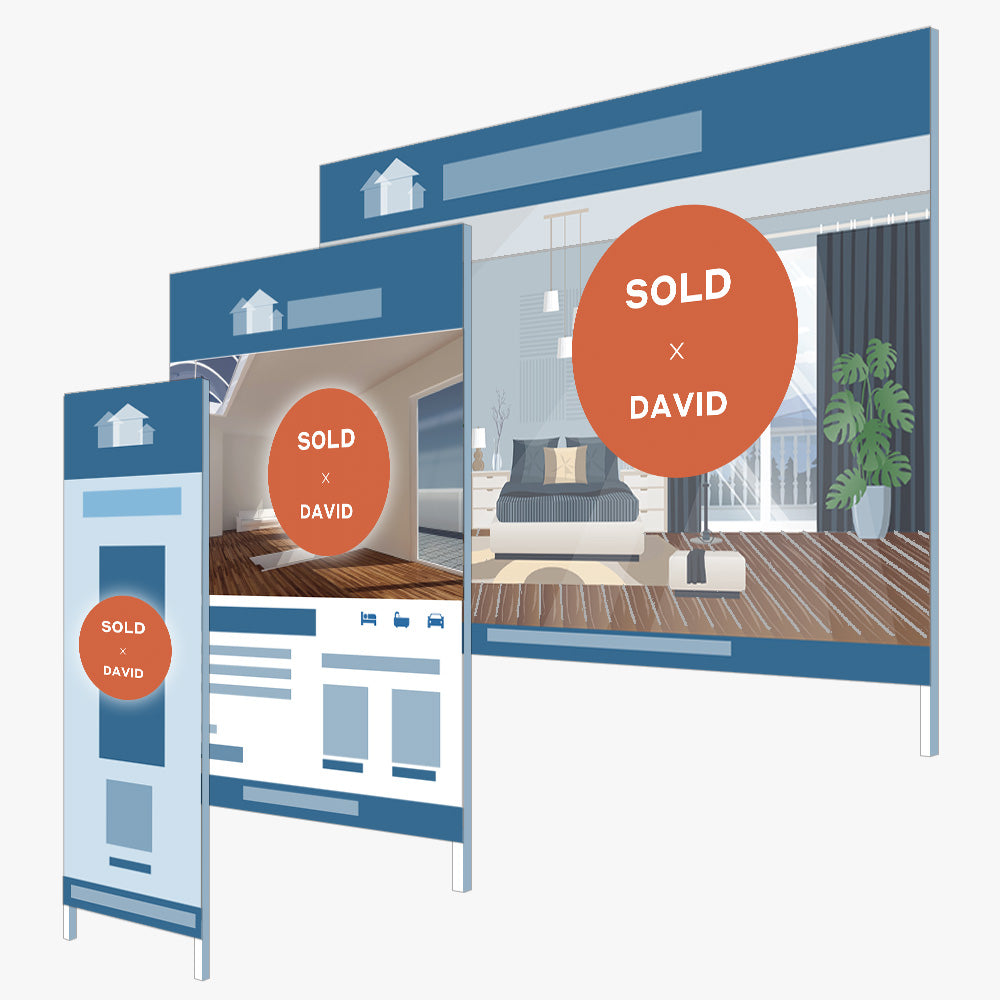 Sold by Agent Name Sticker (Round) - McGrath