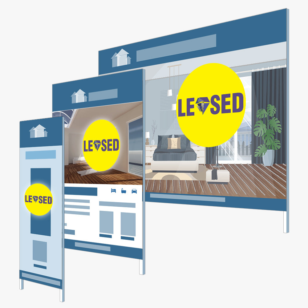 Leased Sticker (Round) - Sapphire Real Estate