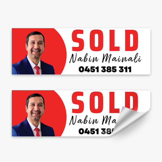 The Importance of Custom Real Estate Sold Stickers in Marketing Your Properties