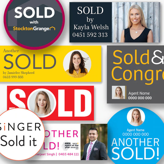 Are you looking for the best-priced real estate stickers online in Australia?