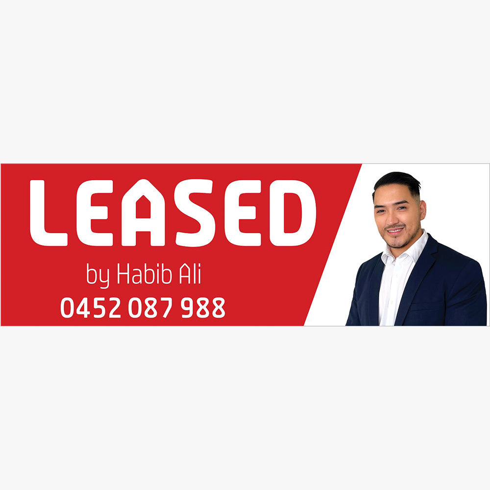 LEASED Sticker (Rectangle) - Professionals North West Real Estate