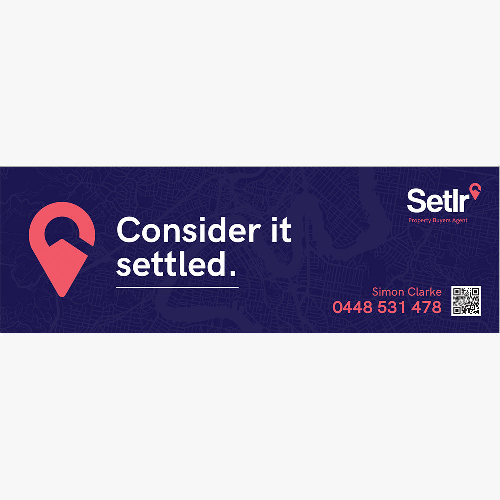 Consider it settled  Sticker (Rectangle) - Setlr