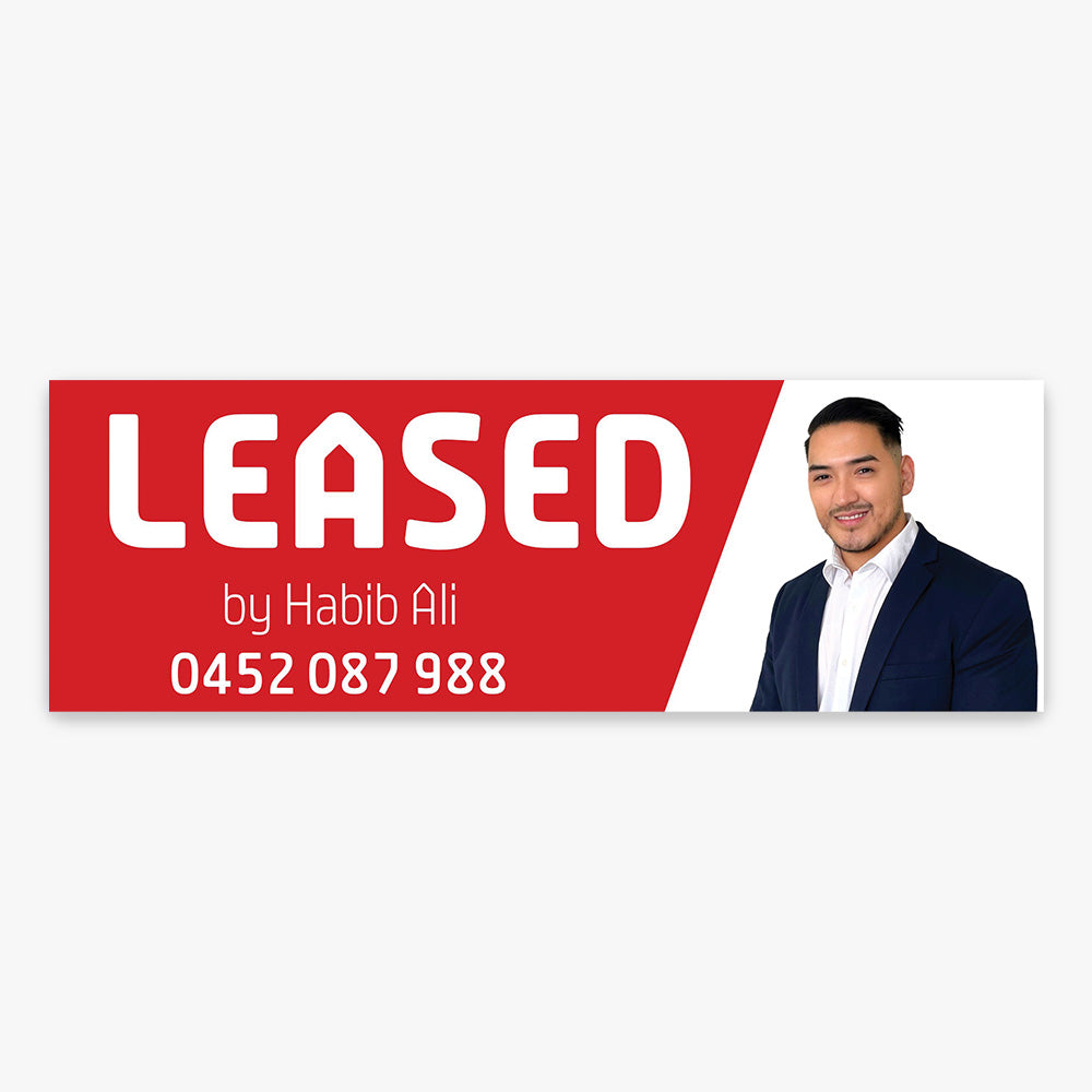 LEASED Sticker (Rectangle) - Professionals North West Real Estate