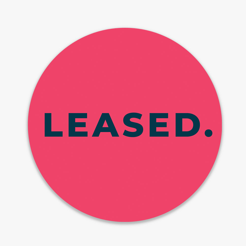 Leased Sticker (Round)- Flair Real Estate