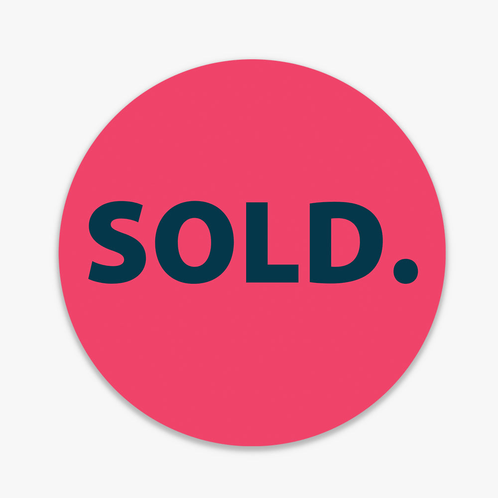 SOLD Sticker (Round)- Flair Real Estate